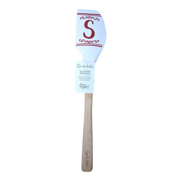 NEW Sur La Table Monogram Silicone Head Spatula Letter "S" - Picture 3 of 7